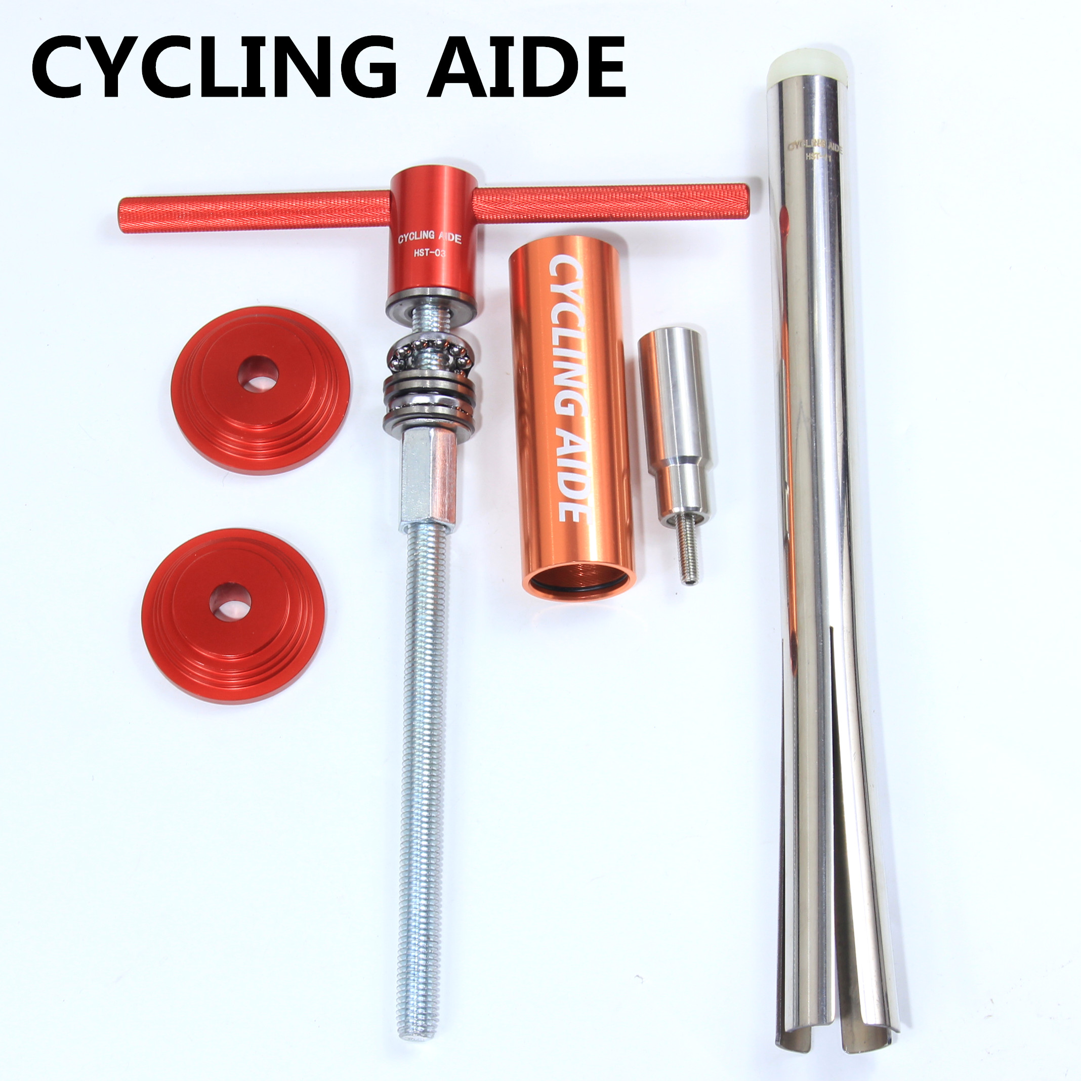 Bike Bottom Bracket Tool Bicycle Installer Headset Press Fit Bearing Remover Kit