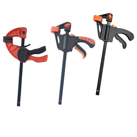1pcs Heavy Duty F Clamp Clip Wood Working Quick Grip F Style Bar Woodworking Clamps ► Photo 1/6