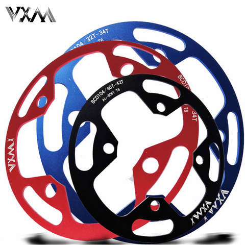 VXM Mountain Bike Crank Protector 104BCD 32T/36T/40T Chainring Protection Cover Bicycle Crankset Guard Chainwheel Accessories ► Photo 1/6