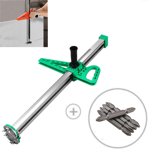 New gypsum board cutting artifact roller type push-type drywall cutting  stainless steel woodworking cutting board tool ► Photo 1/6