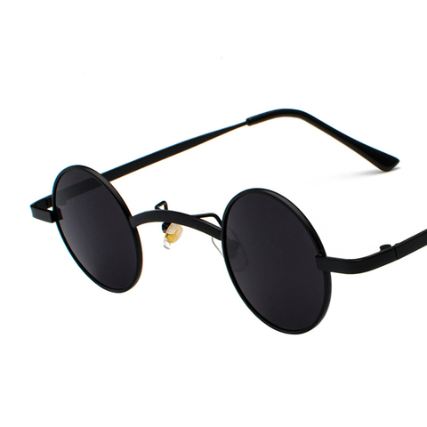 Trending Wide Bridge Retro Rock Punk Sunglasses Classic Small Round Clear Red Sun Glasses UV400 ► Photo 1/6