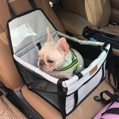 Carrier Dog Car Seat Cover Pet Transport Dog Carrier Car Folding Hammock Pet Carriers Bag For Small  Dogs autogamic for dogs ► Photo 1/6