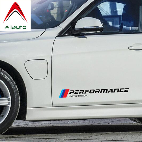 Aliauto 2 X Performance Limited Edition Car Door & Waist Line Stickers Accessories for BMW X1 X3 X4 X5 X6 M1 M2 M3 M5 M6 5series ► Photo 1/4