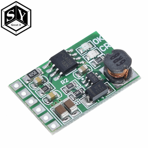 GREAT IT  3.7V 4.2V Charger & 5V 6V 9V 12V Discharger Board DC DC Converter Boost Module for diy UPS mobile power 18650 lithium ► Photo 1/6