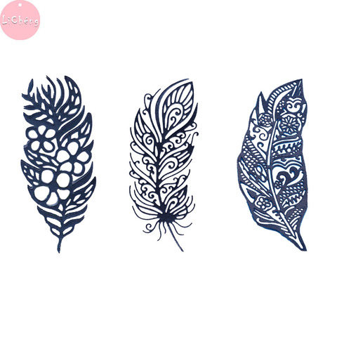 Feather Slimline Metal Cutting Dies Scrapbooking Craft DIY Stencil Embossing Folder Mold Clear Stamps and Planner Die 2022 ► Photo 1/2