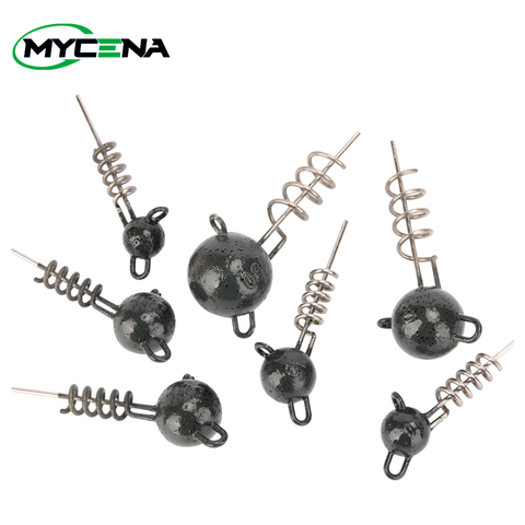 New Flexhead 7g 10g 15g 20g 25g 30g 50g Screw Fixed Lead Jig Head Sinkers Fishing Lures For Pike Soft Worm Shad Swimbait ► Photo 1/5