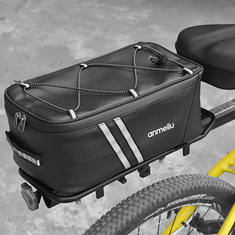 Bicycle Bike Trunk Bag Larger Capacity 7L Bicycle Commuter Bag waterproof Bike Rack Bag Waterproof Rain Cover bike accessories ► Photo 1/6