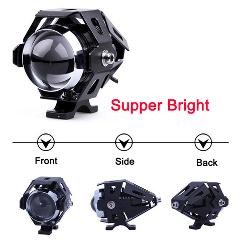 Waterproof Motorcycle LED Headlight U5 Led moto lamp 12V-80V Ebike Spotlight for Electric Scooter Bicycle Go Kart ATV Tricycle ► Photo 1/6