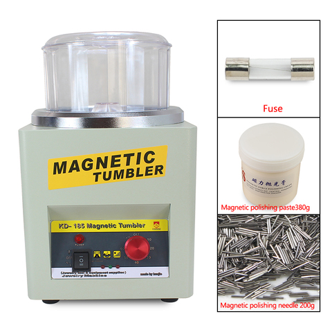 Manufacturer!!! KD/KT-185 Magnetic Tumbler Jewelry Polisher Finisher Finishing Machine, Magnetic Polishing Machine AC 110V/220V ► Photo 1/6