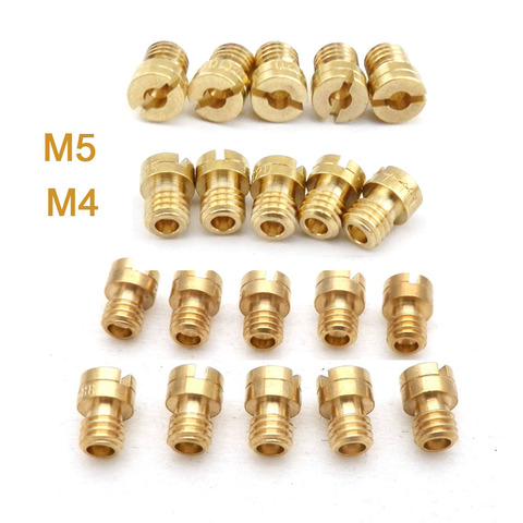 Pack of 10 Pieces 4mm 5mm Main Jet M4 M5 for GY6 50cc 139QMB PZ19 Keihin OKO KOSO PWK Mikuni Keihin Carburetor ► Photo 1/5