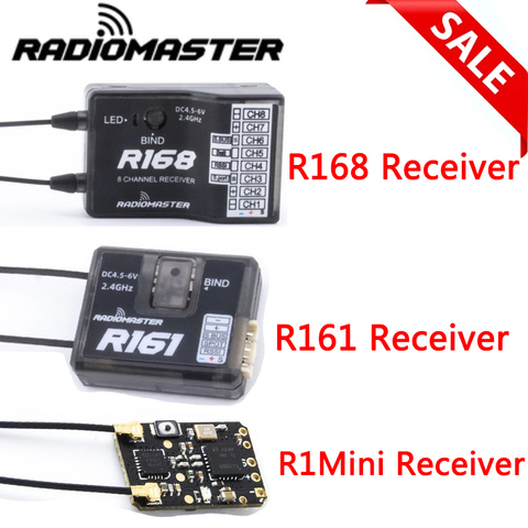 Radiomaster R1 MINI  R161 R168 8CH 16CH Receiver Receptor SBUS RSSI Compatible FRSKY D8 D16 TX16S SE RC FPV Drones ► Photo 1/6