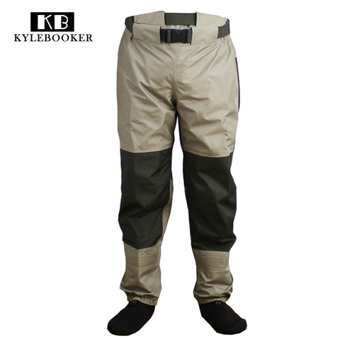 Hunting Waist Waders Breathable Stockingfoot Waist High Pant Wader Guide River Pants Wading Trousers ► Photo 1/6