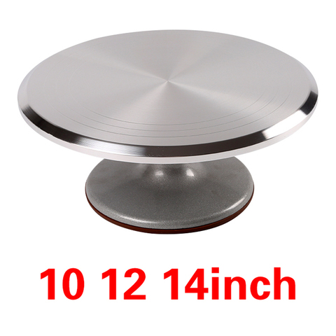 DIY Cake Stainless steel Turntable Mold Cake Plate Rotating Round Cake Decorating Tools Rotary Table Pastry Supplies Cake Stand ► Photo 1/6