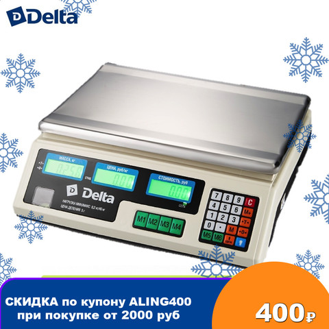 Weighing Scales Delta TVN-40 Commercial Electronic desktop mass measurement Industrial ► Photo 1/4