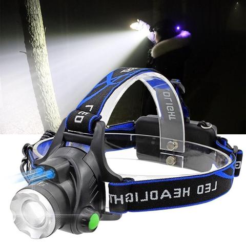 IR Sensor Headlight USB Rechargeable V6/L2/T6 Induction LED Headlamp Fishing Head Light Lamp Lantern By 18650 Battery ► Photo 1/6