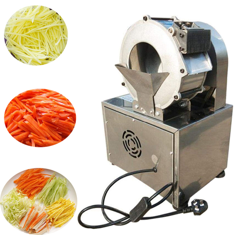 Electric food vegetable shredder cutting machine cabbage pepper leek celery green onion cutting machine ► Photo 1/6