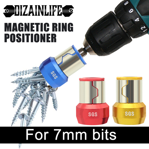 DIZAINLIFE Magnetic Bit Holder Alloy Electric Screwdriver Head Magnetic Ring Bits Anti-Corrosion Strong Magnetizer Magnet ► Photo 1/6