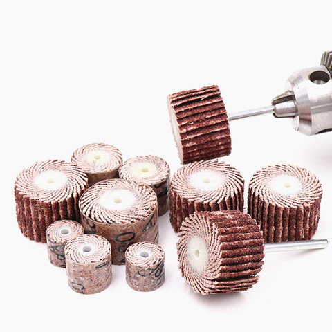 10Pcs 80 120 180 240-Grit Sanding Flap Disc Grinding Sanding Flap Wheels Brush Sand Replacement Abrasive Grinde Rotary Tool ► Photo 1/6