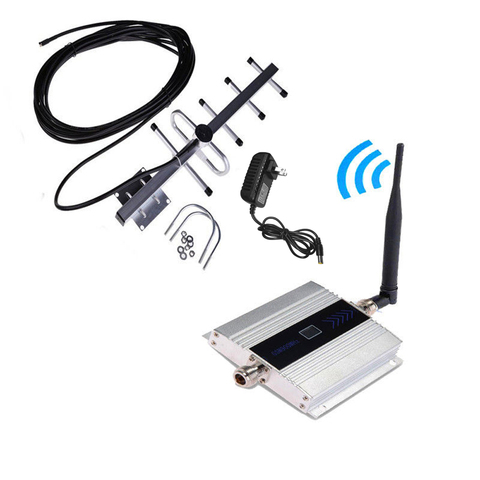 New Mobile Phone GSM Signal Booster GSM Signal Repeater Cell Phone GSM 900MHz Signal Amplifier with LCD Display Yagi Set ► Photo 1/6