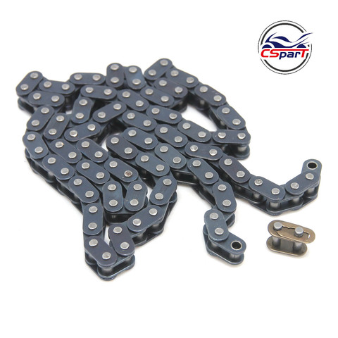 100 104 108 112 116 120 124 128 132 136 140 144 148 152 156 8mm T8F Chain Pocket Dirt  Pit  Bike Go Kart ATV Quad Chopper ► Photo 1/1