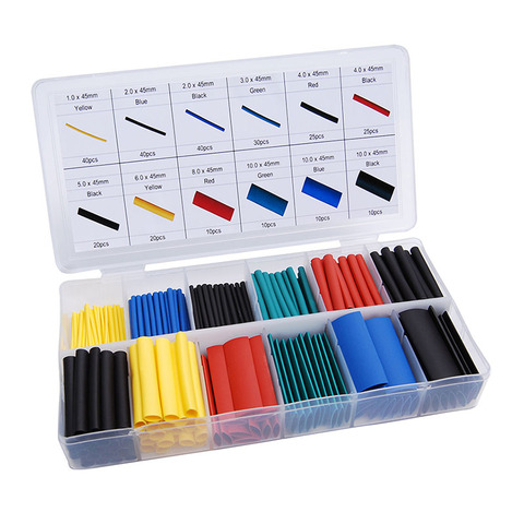 328pcs Heat Shrink Tube Assorted Insulation Shrinkable Tube 2:1 Wire Cable Sleeve Kit Polyolefin Insulation Sleeving dropshippin ► Photo 1/6