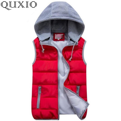 Women's Cotton hooded Vest Coat 2022 New Fashion Female Slim Windproof Warm Waistcoat Sleeveless Wool Winter Jacket For Ladies ► Photo 1/6