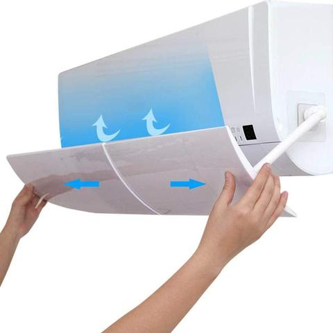 New 1Pc Durable Adjustable Eco-friendly Anti Direct Blow Air Conditioner Wind Shield Deflector Baffle Board ► Photo 1/6