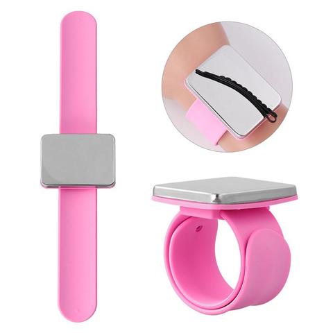 Magnetic Pin Bracelet Silicone Wrist Strap Bracelet Arm Pin Cushion Holder Quilting Sewing Pins Wristband Hair Clips Holder ► Photo 1/6