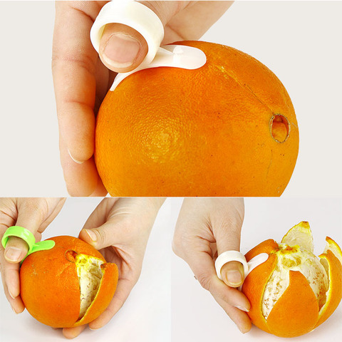 1pcs Kitchen Gadgets Cooking Tools Peeler Parer Finger Type Open Orange Peel Orange Device ► Photo 1/5