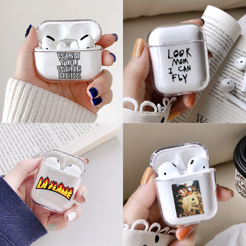 Travis Scott Astroworld  Earphone Case For Apple iPhone Charging Box For AirPods Pro Hard Clear Cover Protective Accessories ► Photo 1/6