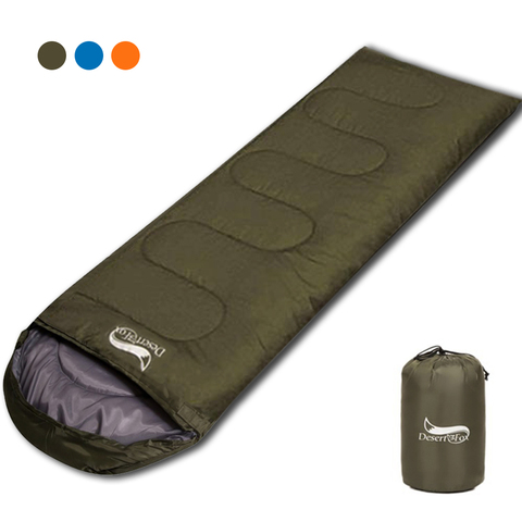 Desert&Fox Ultralight Sleeping bags for Adult Kids 1KG Portable 3 Season Hiking Camping Backpacking Sleeping Bag with Sack ► Photo 1/6