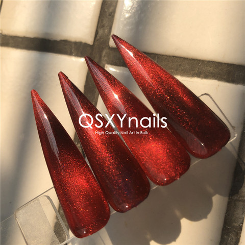 1g Classic Vintage Red Magnetic Cat Eye Pigment Powder Glitter  for Gel Nail Polish Nail Art Decoration ► Photo 1/6