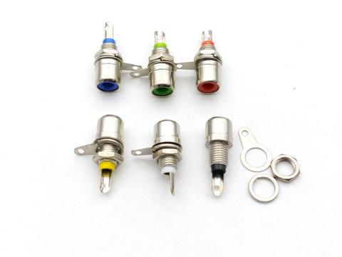 6pcs RCA Female Jack Chassis Mount connector ► Photo 1/2