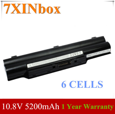 7XINbox 10.8V 6 Cells FMVNBP199 FPCBP282 FMVNBP146 Battery For FUJITSU LifeBook E751 S2210 S6310 S7111 S752 S760 S761 S792 ► Photo 1/3