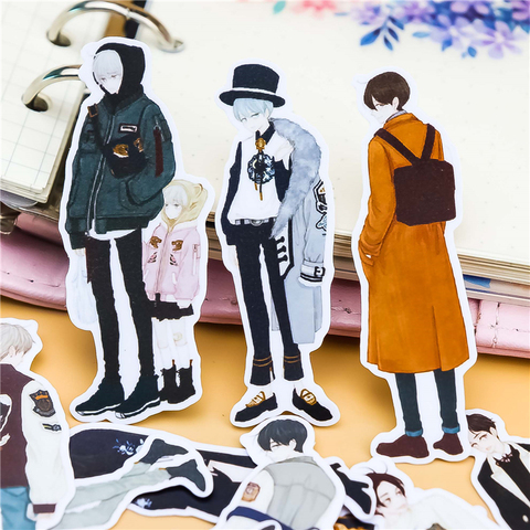 25Pcs cute boys Stickers  Kawaii Stationery Fashion Laptop Snowboard Home Decor Car Styling Decal Fridge Doodle Kid Toy Sticker ► Photo 1/5