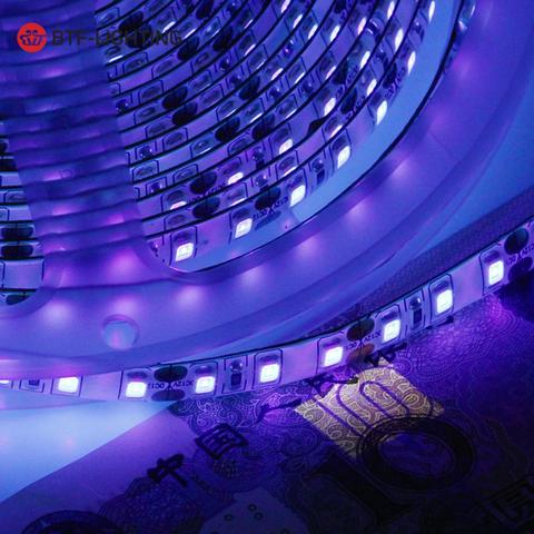 DC12V Sterilize UV Led Strip Tape 3528 5050 395 to 405nm Disinfect Ultraviolet Ray Light Flexible Purple Lighting Lamp IP30 IP65 ► Photo 1/5