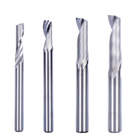 1Pcs 3.175/4/5/6/8mm Single Flute Milling cutters for Aluminum CNC Tools Solid Carbide,aluminum composite panels ► Photo 1/5