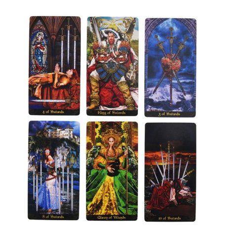 Tarots Illuminati Kit 78 Cards Deck Divination Fate Family Party Board Game Oracle Playing Cards ► Photo 1/6