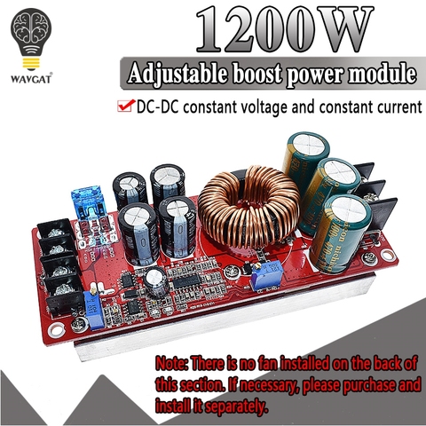 1200W 20A DC Converter Boost Step-up Power Supply Module IN 8-60V OUT 12-83V ► Photo 1/6