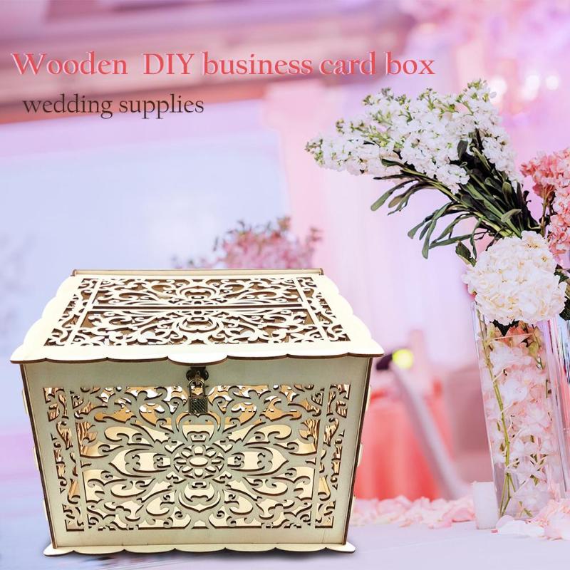 Diy Wedding Gift Card Box Wooden Money