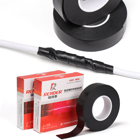 Durable Self-Amalgamating Repair Tape Rubber Waterproof Sealing Insulation Tube Repair Rubber Weld Tape Electrical Cable Fixed ► Photo 1/1