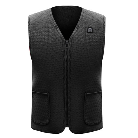 Men Women Outdoor USB Infrared Heating Vest Jacket Winter Flexible Electric Thermal Clothing Waistcoat Fishing Hiking Dropship ► Photo 1/6