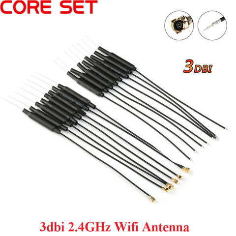 10Pcs/lot 2.4GHz WIFI Antenna 3dbi Ufl IPX Connector Brass Inner Aerial 15cm Length 1.13 Cable HLK-RM04 ESP-07 ► Photo 1/6