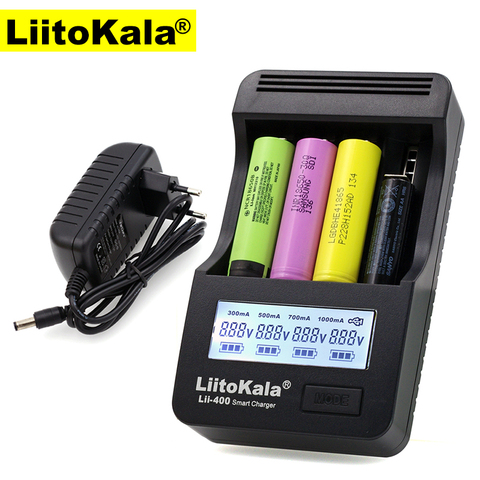 Liitokala Lii500 LCD Battery Charger, Charging 18650 18350 18500 16340 10440 14500 26650 1.2V AA AAA NiMH Battery ► Photo 1/6