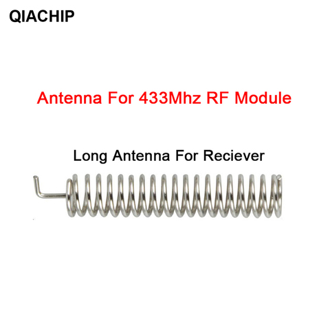 QIACHIP 20Set 433MHz RF Spring Antenna RF Receiver Transmitter Module 433 MHZ For Smart Home Light Wireless Remote Control Switc ► Photo 1/5