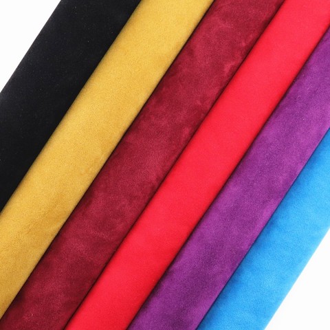 30x134cm Roll Both Side Velvet Leather Fabric Suede Synthetic Leather For Bag Bows DIY Home Decoration KY006 ► Photo 1/6