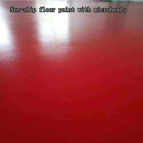 epoxy resin Non-slip floor paint with microbeads ground painting cement concrete coating  flooring glue strong adhesion ► Photo 1/6