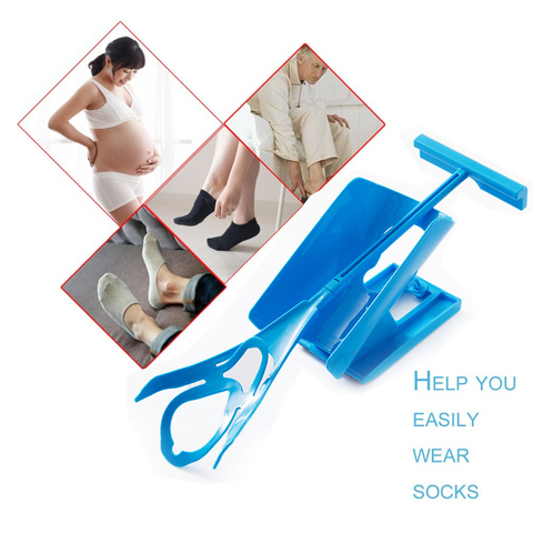 New Sock Slider Aid Kit Sock Helper No Bending Pregnancy and Injuries Living Tool Shoe Horn Suitable Easy Way To Put On Socks ► Photo 1/6