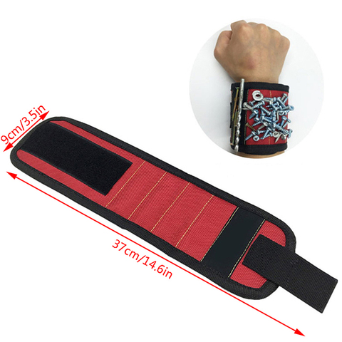 Magnetic Wristband Hand Wraps Tool Bag Electrician Wrist Screws Holder Bracelet For Home Repair ► Photo 1/6