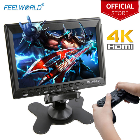 FEELWORLD 7 inch Portable LCD HD Gaming Monitor 4K HDMI IPS HD Screen Display Game Monitors for XBOX ONE PS3 PS4 Switch Laptop ► Photo 1/6